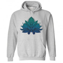  Lotus Doodle Art Classic Unisex Kids and Adults Pullover Hoodie							 									 									